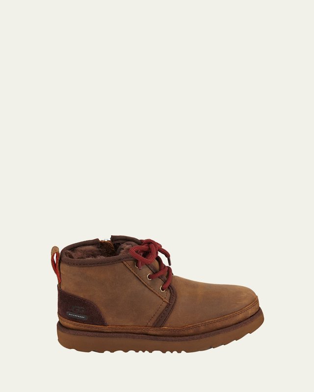 Neumel II Waterproof Lace-Up Boots, Toddler