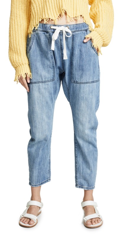 One Teaspoon Shabbies Drawstring Boyfriend Jeans Original Blue