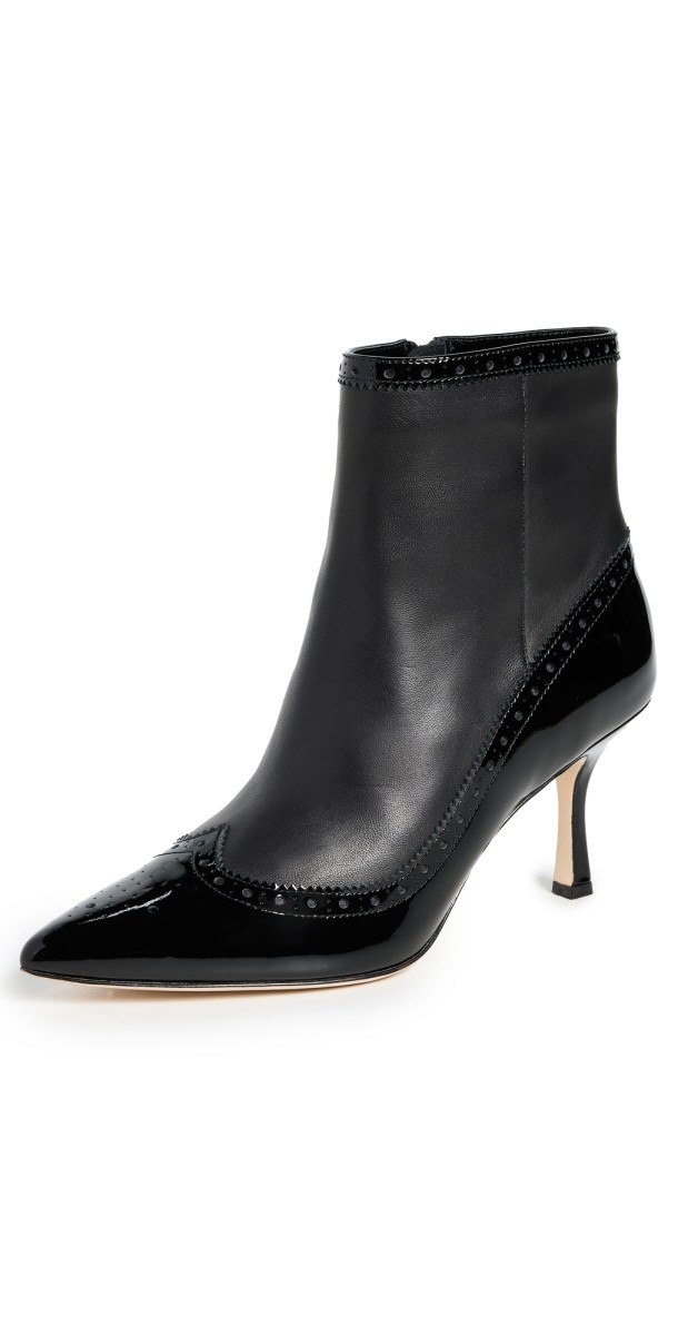 L'AGENCE Ember Booties Black Leather