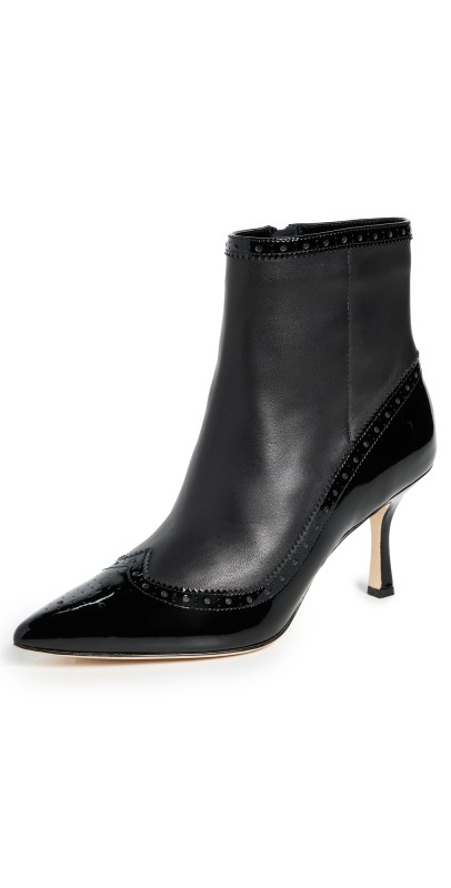 L'AGENCE Ember Booties Black Leather