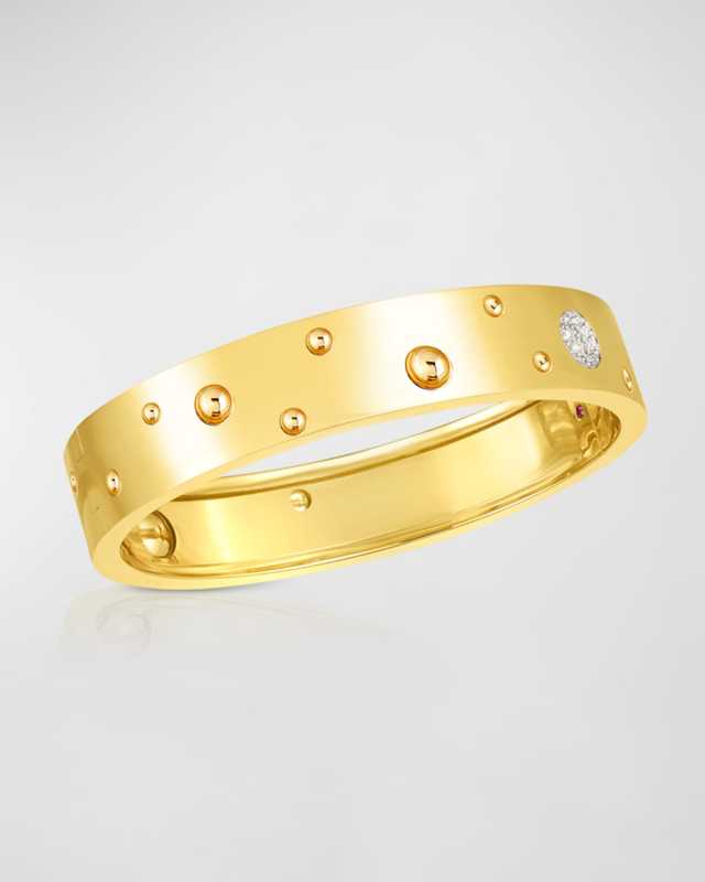 Pois Moi Luna 18k Yellow Gold Bangle