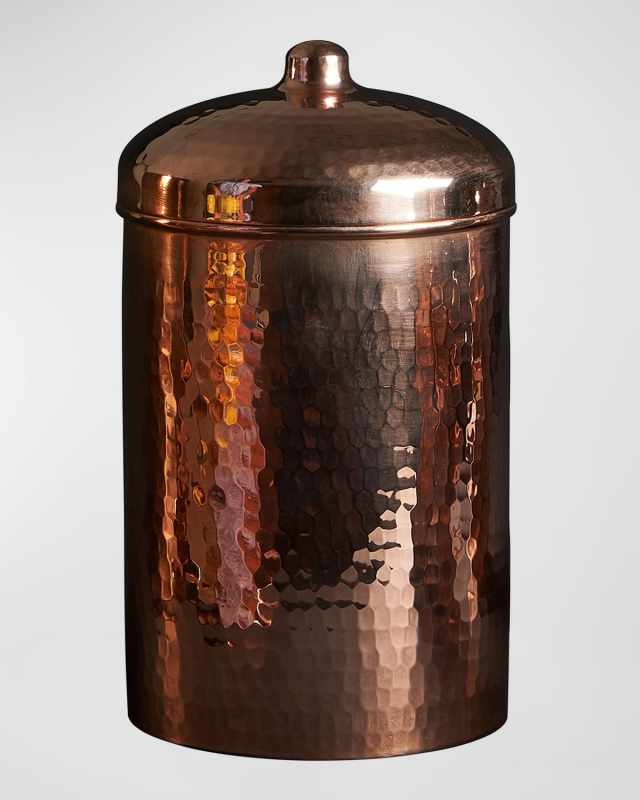 Copper Kitchen Canister - 2qts.