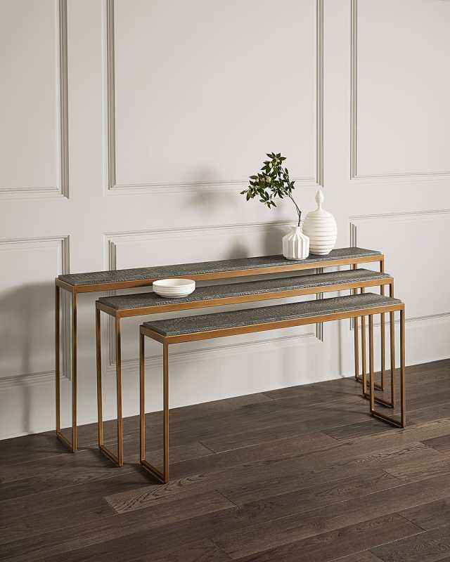 Greystoke Nesting Console Tables, Set of 3
