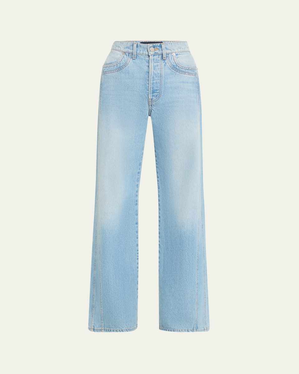 Taylor Cropped Wide-Leg Jeans