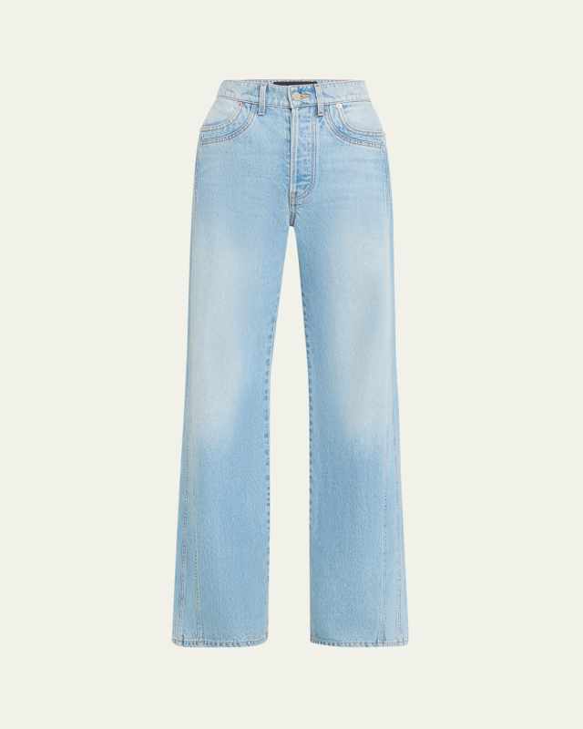 Taylor Cropped Wide-Leg Jeans