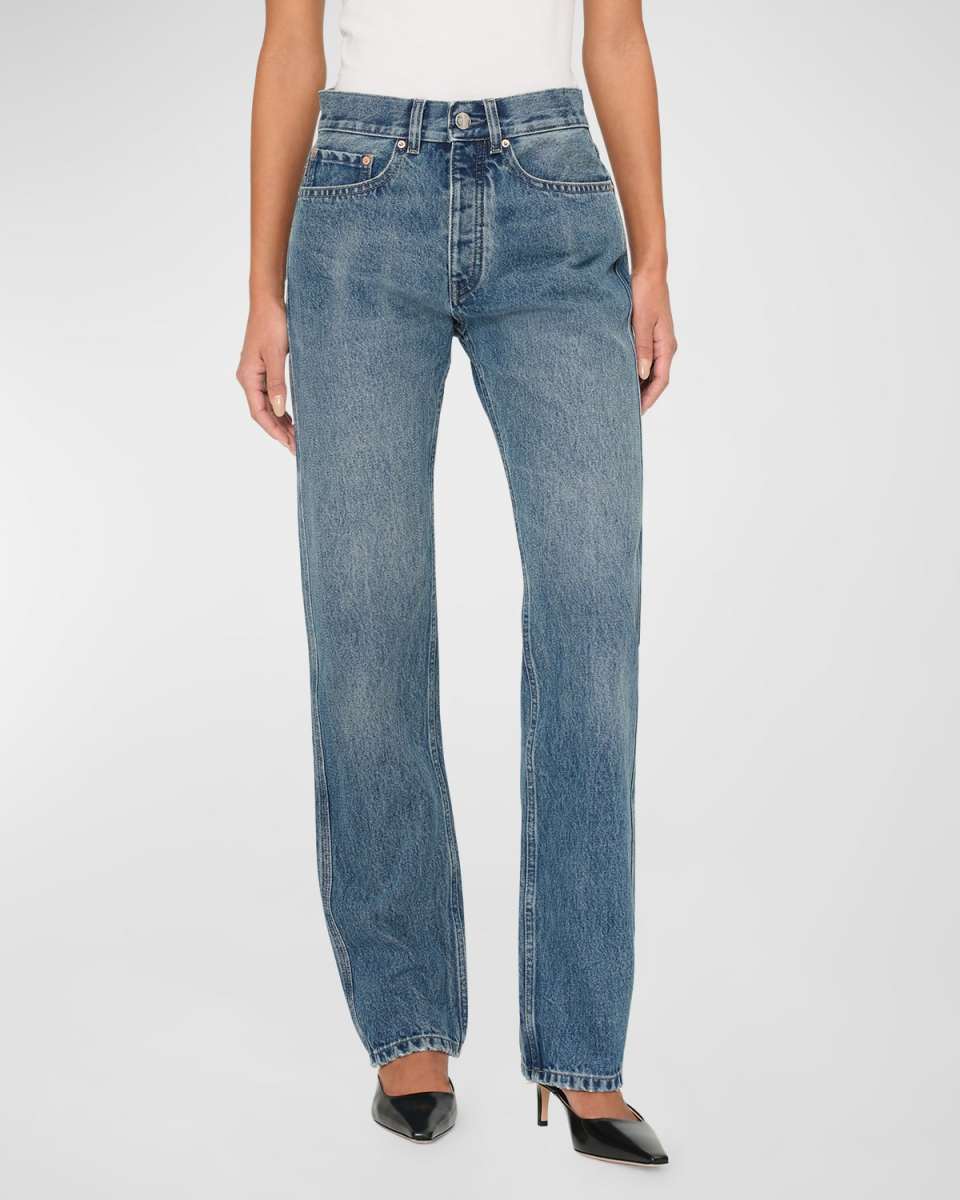 Romie Straight High-Rise Jeans