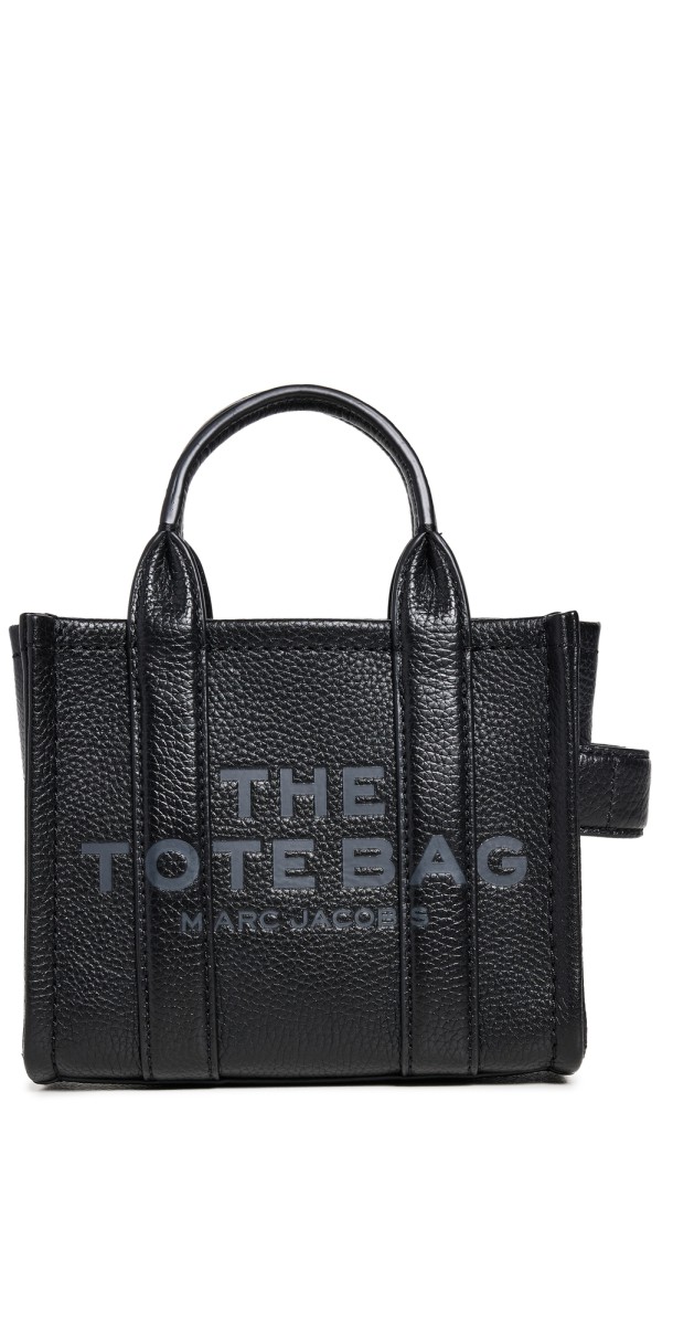 Marc Jacobs The Leather Crossbody Tote Bag Black