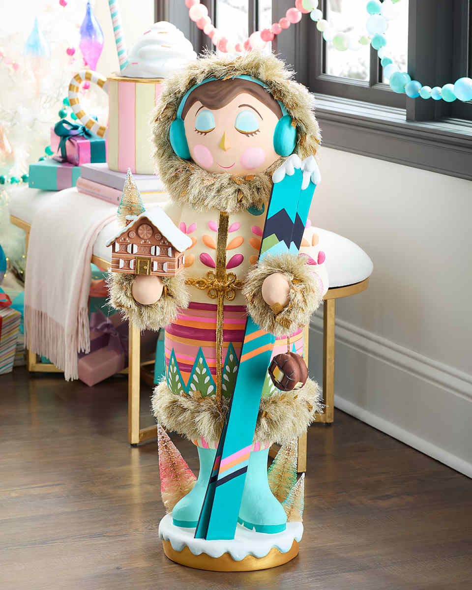 Here We Come a Waffling Beba Nutcracker Christmas Display