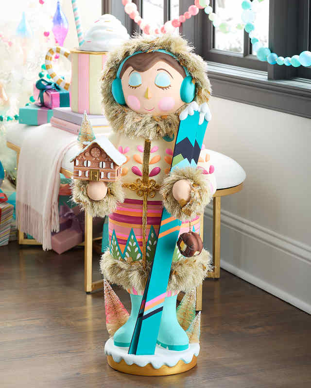 Here We Come a Waffling Beba Nutcracker Christmas Display