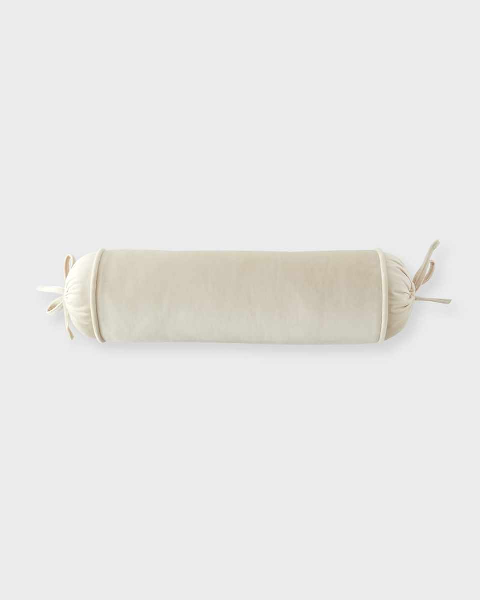 Beach Haven Velvet Neckroll Pillow