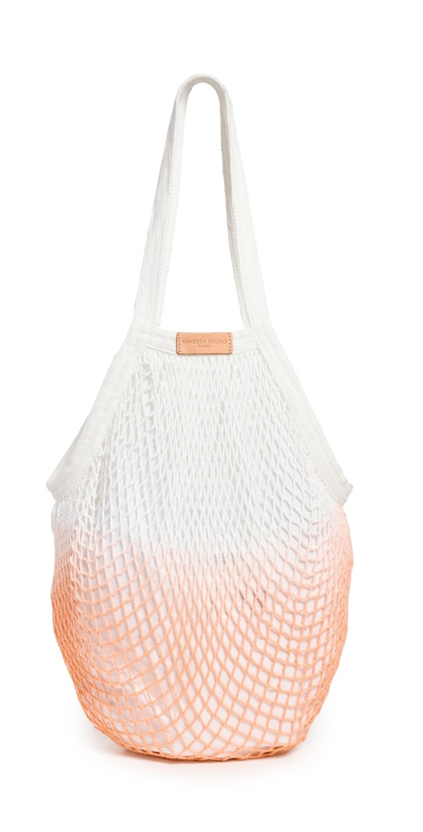 Vanessa Bruno Filet Sac Blanc/Corail