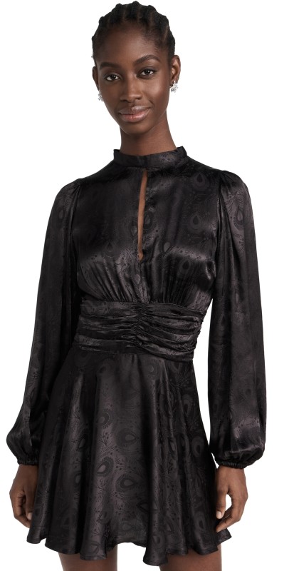 byTiMo Jacquard Mini Dress Black