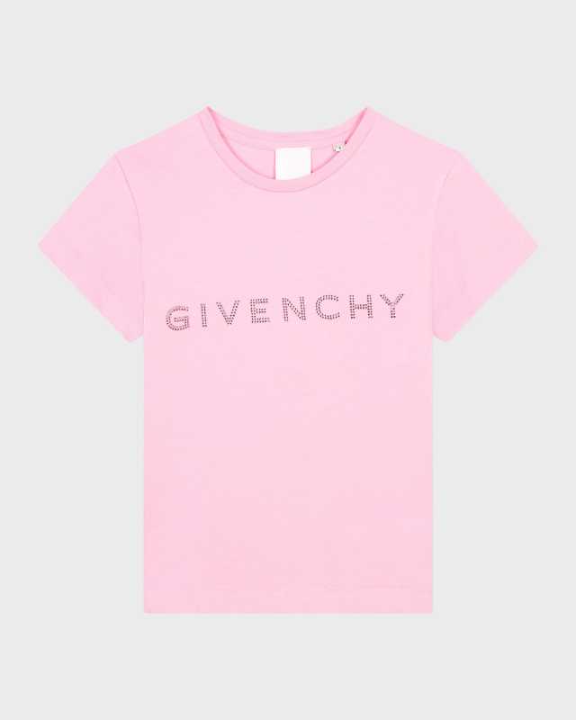 Girl's Embellished Classic Logo-Print T-Shirt, Size 4-