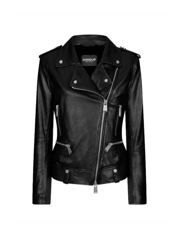 Dondup Blouson En Cuir - Noir