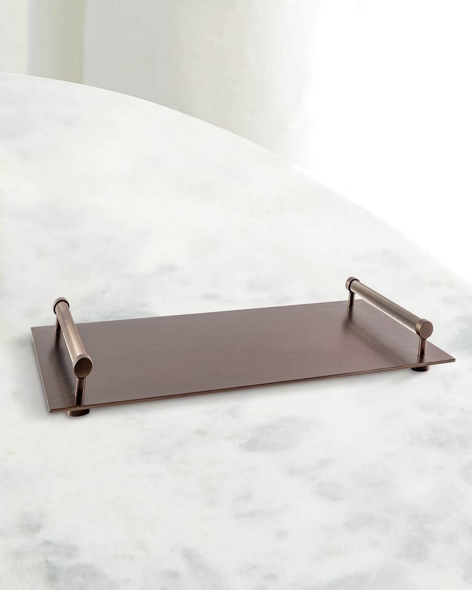 Parliament Aged Brass Tray
