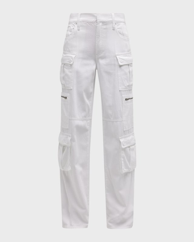 Cay Baggy Denim Cargo Pants