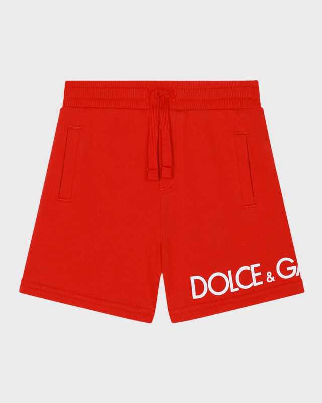 Boy's Logo-Print Jogger Shorts, Size 1