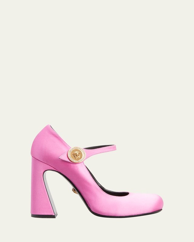 Silk Mary Jane Pumps