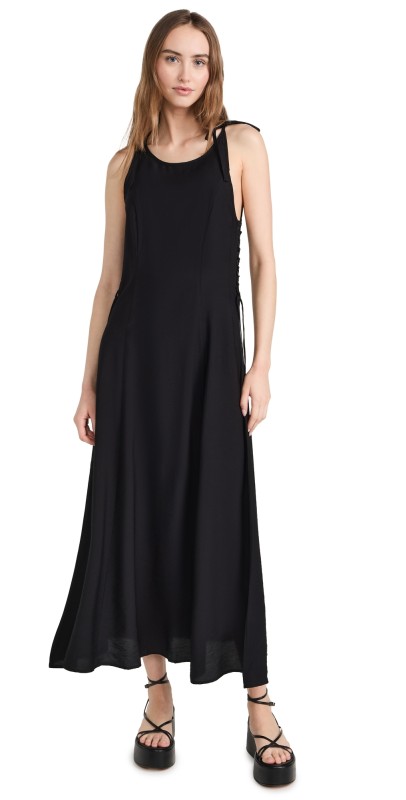 87Origins Ere Lace Up Dress Black