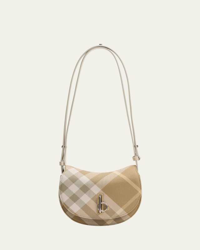 Rocking Horse Check Saddle Crossbody Bag