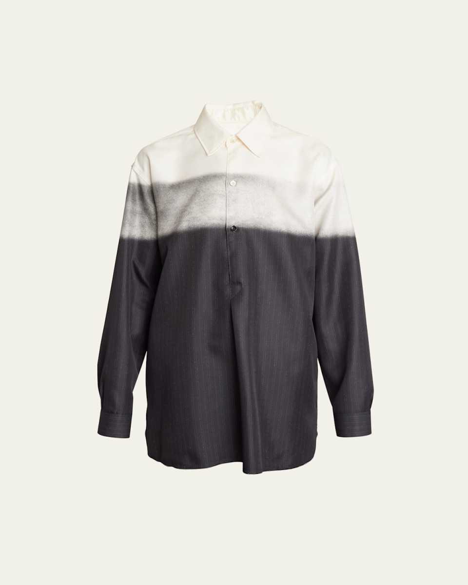 Pinstripe Ombre Shirt