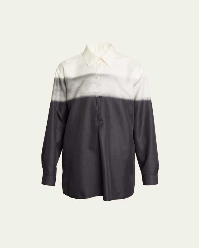 Pinstripe Ombre Shirt