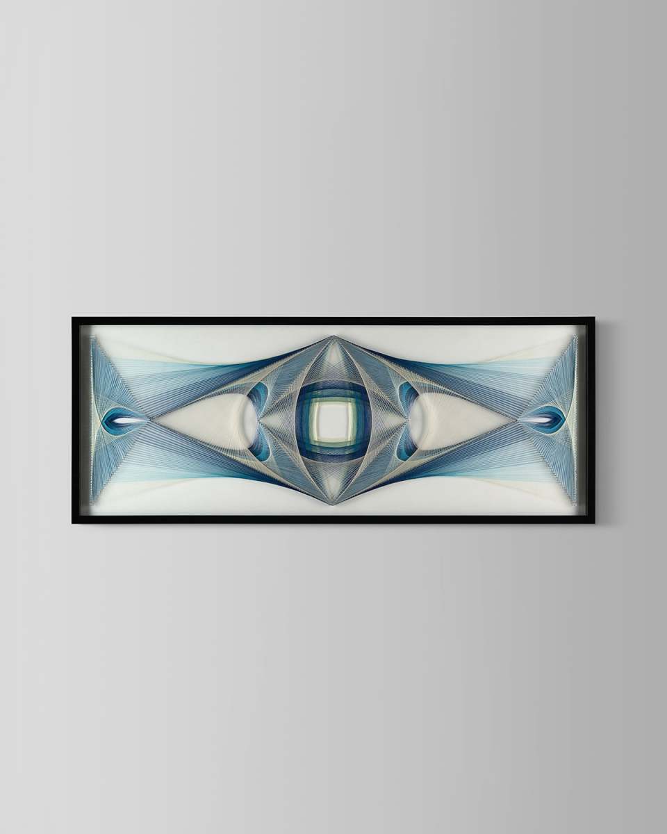 "Rhythm In Blue" Original Wall Art by Tony Fey