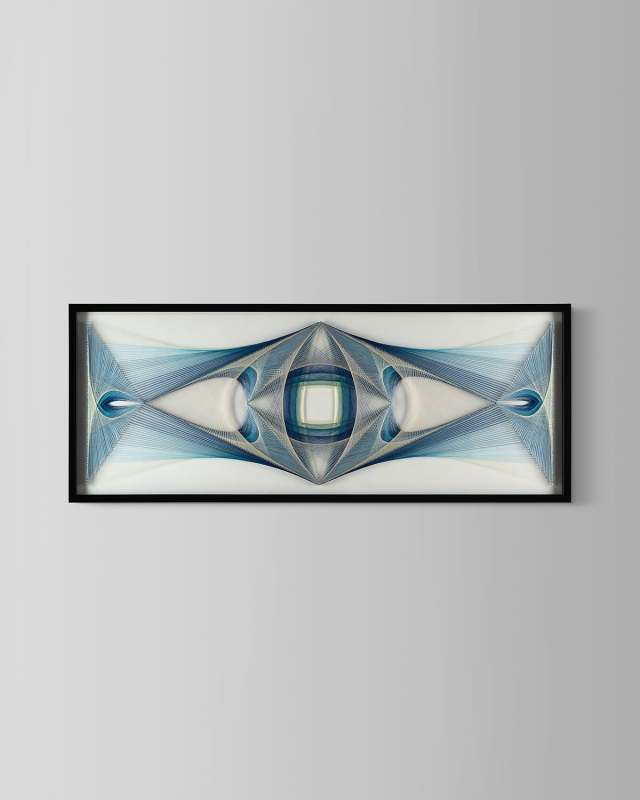 "Rhythm In Blue" Original Wall Art by Tony Fey