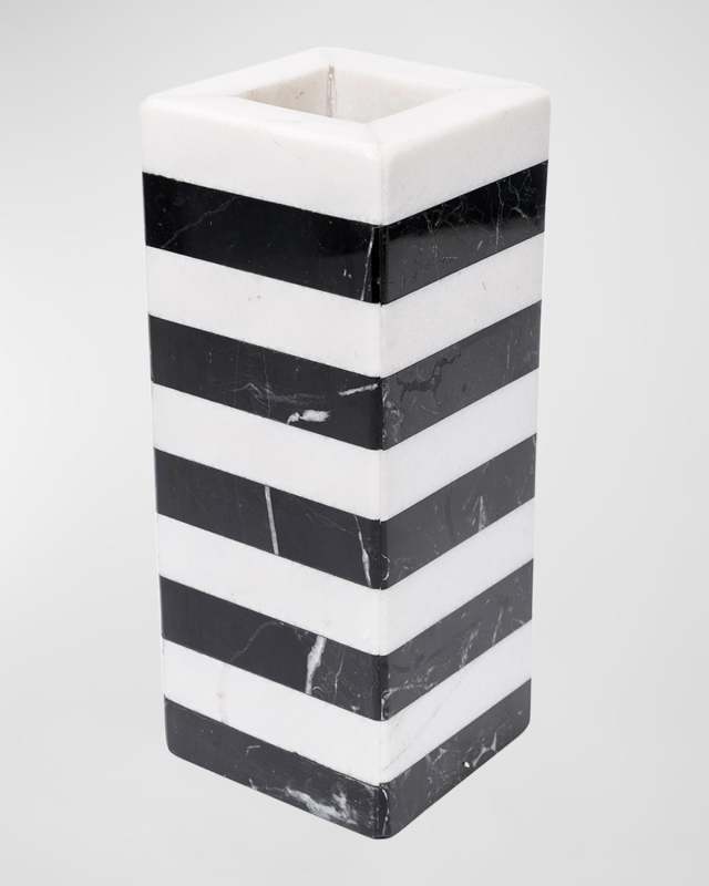 Zebra Stripe Flower Pot