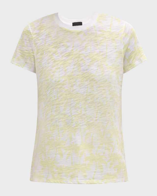 Schoolboy Palm-Print Short-Sleeve Crewneck T-Shirt