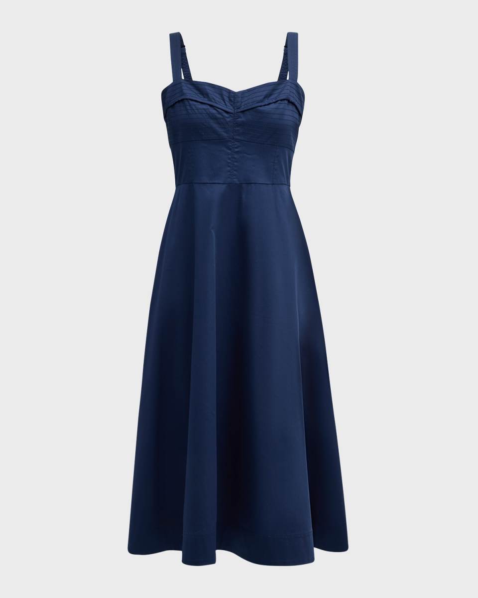 Aila Sleeveless A-Line Midi Dress