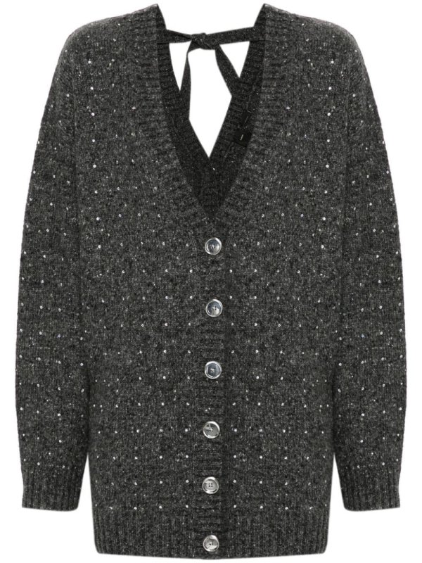 crystal-embellished cardigan