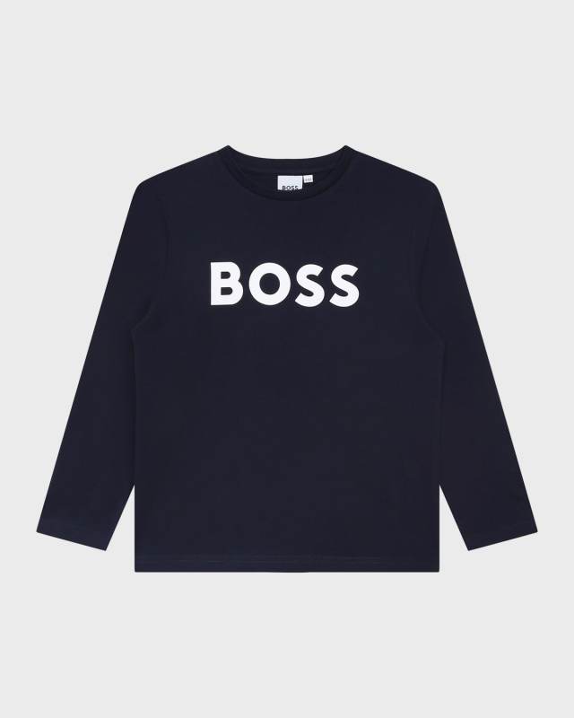 Boy's Classic Logo-Print T-Shirt, Size 6-