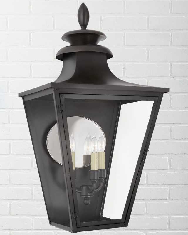 Albermarle Large 3/4 Wall Lantern By Chapman & Myers