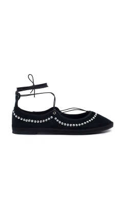 ILIO SMERALDO GERALDINE ANKLE STRAP BALLET SHOES