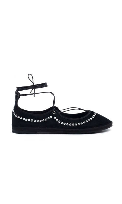 ILIO SMERALDO GERALDINE ANKLE STRAP BALLET SHOES