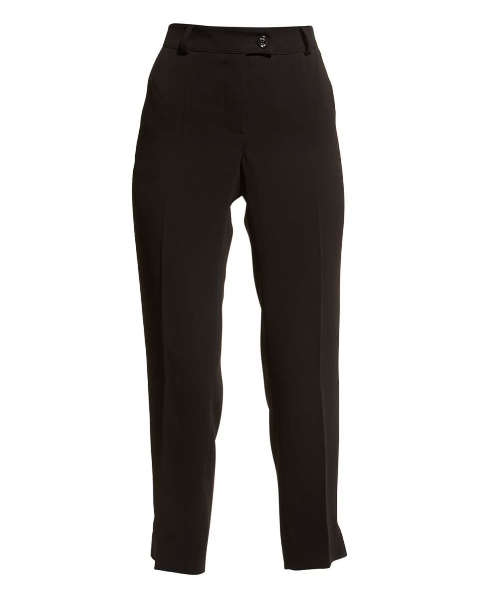 Travel Safe Straight-Leg Crop Pants