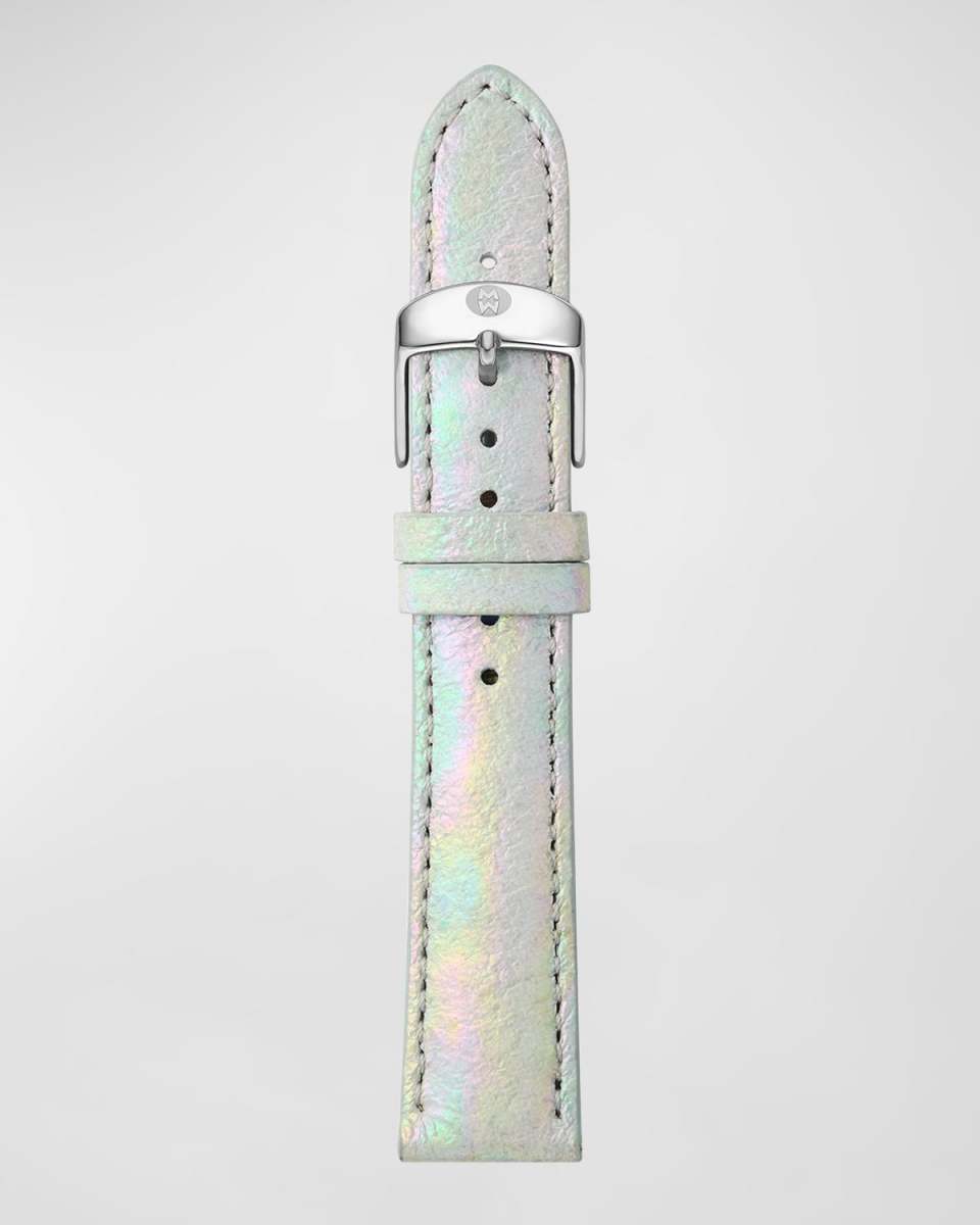 16mm Iridescent Calf Leather Watch Strap
