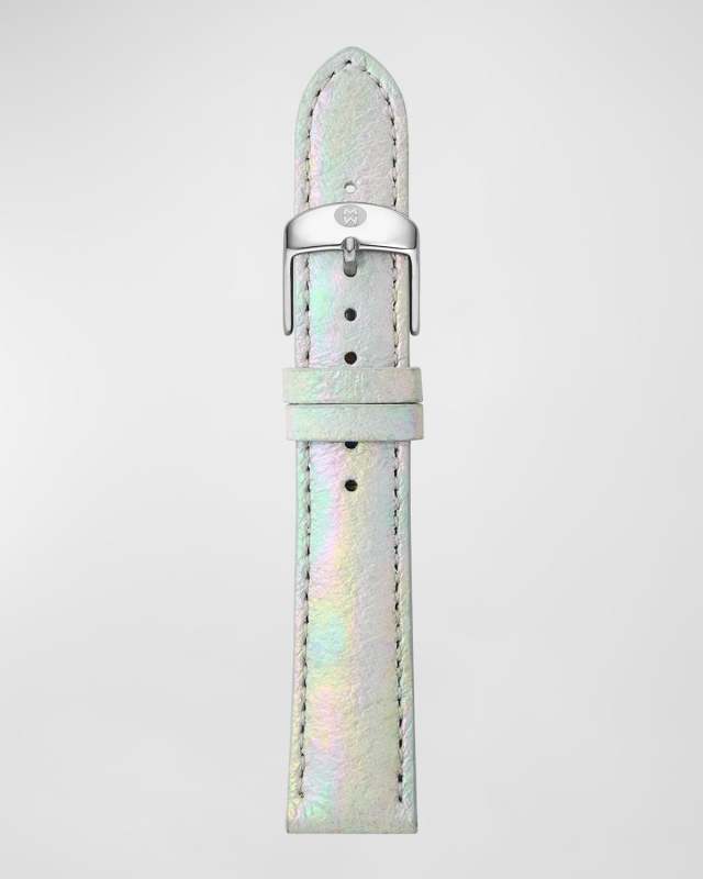 16mm Iridescent Calf Leather Watch Strap