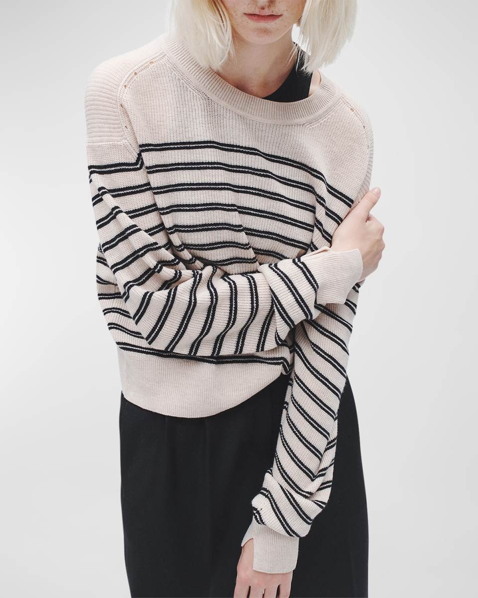 Bree Striped Crewneck Sweater