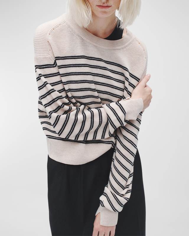 Bree Striped Crewneck Sweater