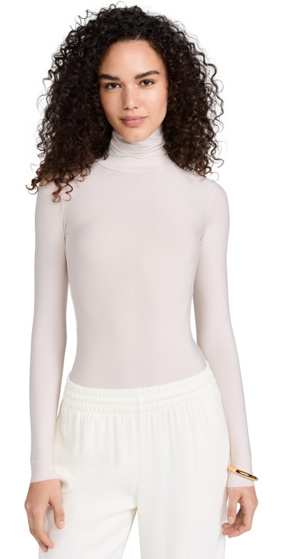 Commando Butter Turtleneck Bodysuit Porcelain