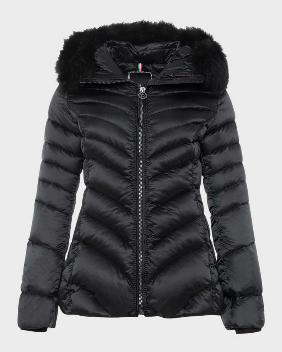 Apres-Ski Jacket With Detachable Toscana Lamb Shearling Hood Tr