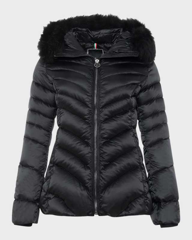 Apres-Ski Jacket With Detachable Toscana Lamb Shearling Hood Tr