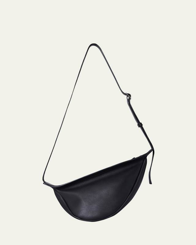 Slouchy Banana Small Crossbody in Smooth Calfskin