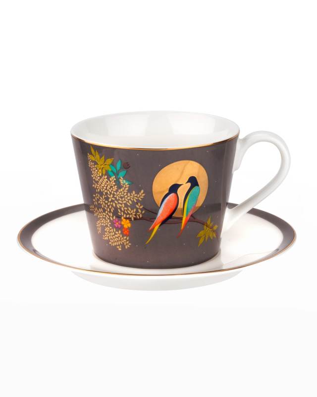 Sara Miller Teacup and Saucer