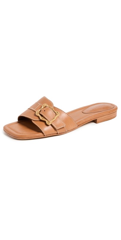 Schutz Wavy Flat Slides Miele