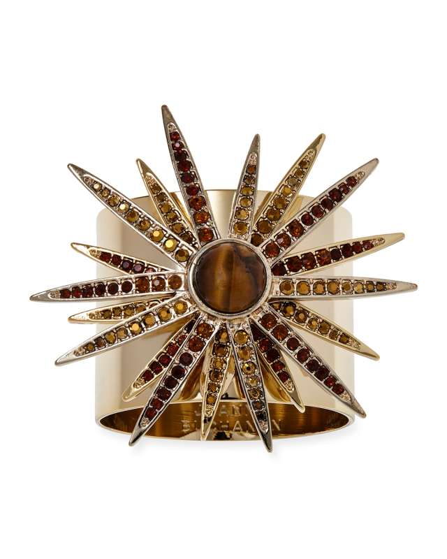 Starburst Napkin Rings, Set of 2