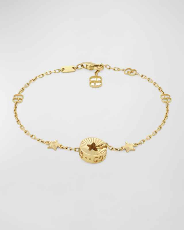 18k Yellow Gold Icon Star Bracelet