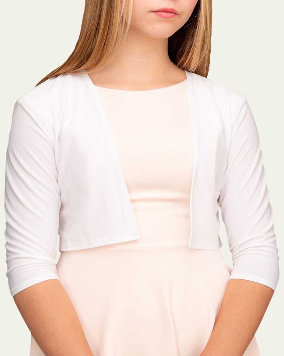 Girl's Cropped Bolero Jacket, Size 4